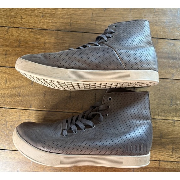 Nobull Brown Leather High Top Crossfit Trainer Mens 11 - Picture 2 of 6